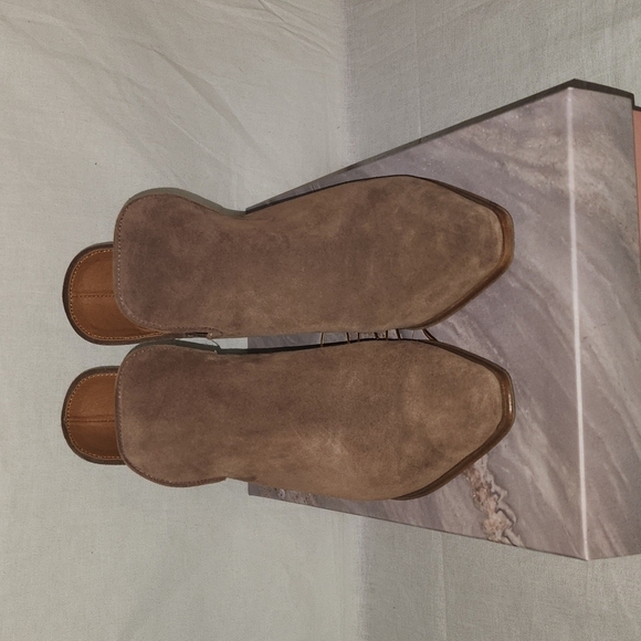 ♥️FRANCO sarto  ankelboots size 5.5 suede leather uper - Picture 1 of 11